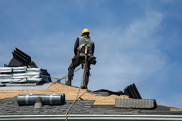 Professional Roofing technician working in Hawaiian Gardens, CA